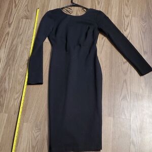Lulu's Classic Black Long Sleeve Dress